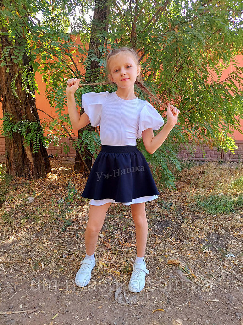 Спідниця-шорти синя152 Кривий Ріг - фото 7