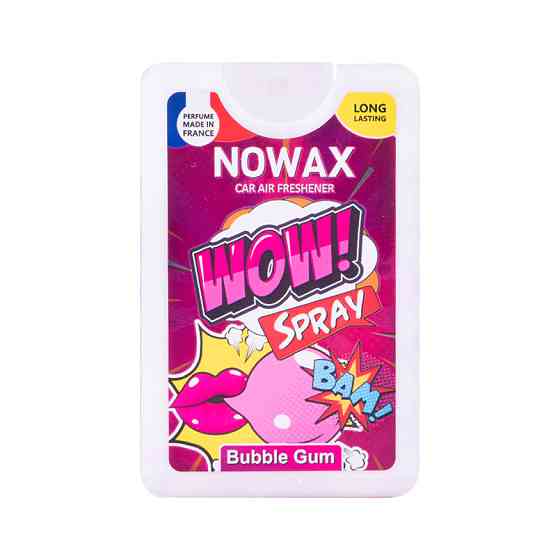 Ароматизатор повітря з розпилювачем Nowax Wow Spray 18мл Bubble Gum Львів