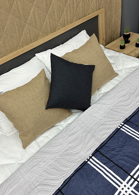 Покривало декоративне Decorator Kelso 140х215 см синій з білим (85-201) Київ - фото 6