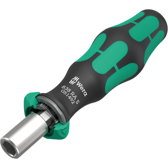 Трещоточная отвертка-битодержатель Wera 1/4