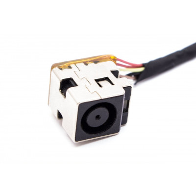 Роз'єм живлення ноутбука з кабелем HP для HP PJ865 (7.4mm x 5.0mm + center pin),8(7)-pin,11 см (A49079) Вінниця - фото 2