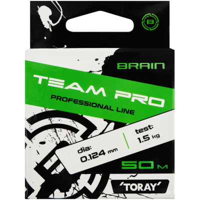 Волосінь Brain Team Pro 50m (clear) 0.124mm 1.5kg (1858.26.83) Вінниця - фото 2