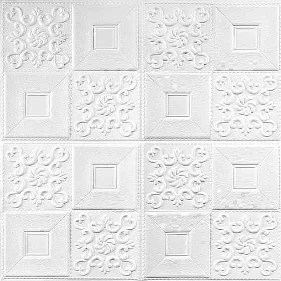 Самоклеющаяся декоративная потолочно-стеновая 3D панель фигуры 700x700x5мм (114) SW-00000006 Днепр