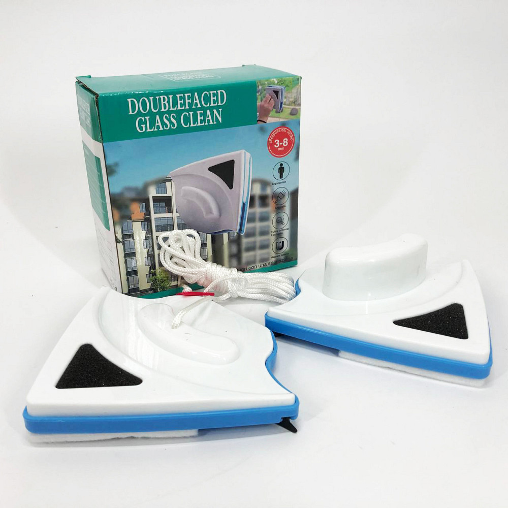 Щетка магнитная для мытья стекол с двух сторон Doublefaced Glass Clean OD-34 Львов - изображение 8