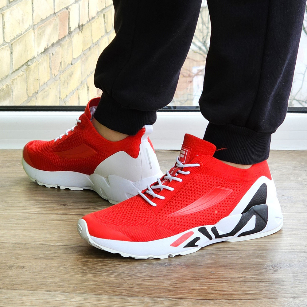 Кроссовки FILA Красные Мужские Фила Тканевые Летние для Бега (размеры: 41,42,43) Днепр - изображение 4