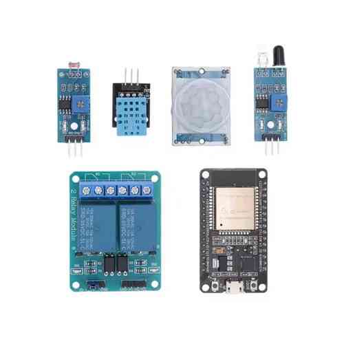 Стартовый набор ESP32 Wi Fi ESP32 WROOM 32 с датчиками дисплеем реле и макетной платой комплект для Arduino и IoT в кейсе Киев