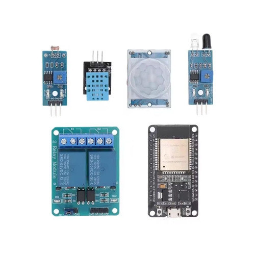 Стартовый набор ESP32 Wi Fi ESP32 WROOM 32 с датчиками дисплеем реле и макетной платой комплект для Arduino и IoT в кейсе Киев - изображение 1