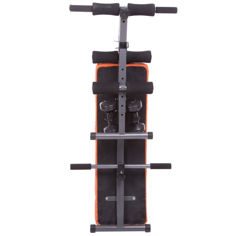 Скамья для пресса гнутая складная Качай Железо-10 Тренажеры для пресса, гиперэкстензии эргономичная Киев - изображение 9