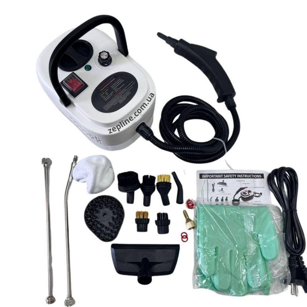 Пароочиститель 14в1 для дома Zepline ZP-820, 2500 Вт, 1200 мл, компактен, эффективен, удобен в использовании Одесса - изображение 2