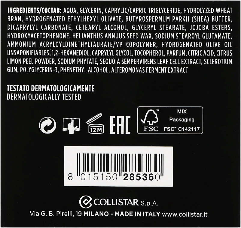 Антивіковий крем для чоловіків Collistar Anti-wrinkle Revitalizing Cream 50ml Слов'янськ - фото 4