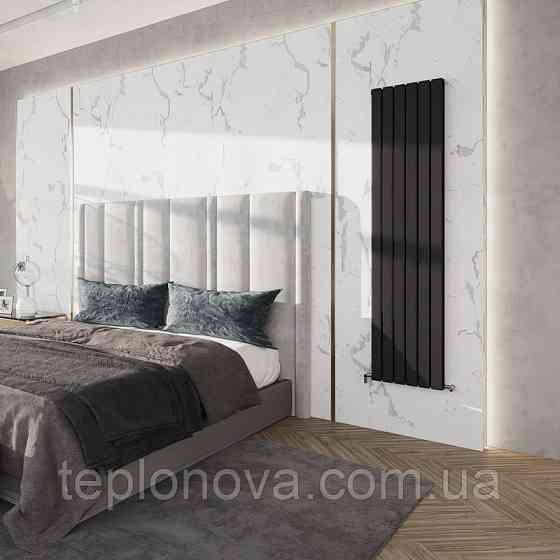 Дизайнерский радиатор 1800/612 (мм) чёрный мат IDEALE VITTORIA (боковое подключение) 11 9/1800/612 Черновцы