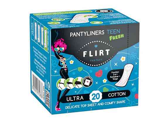 Щоденні прокладки fresh cottonultra в інд/уп. 20шт (150мм) ТМ Fantasy Flirt Київ