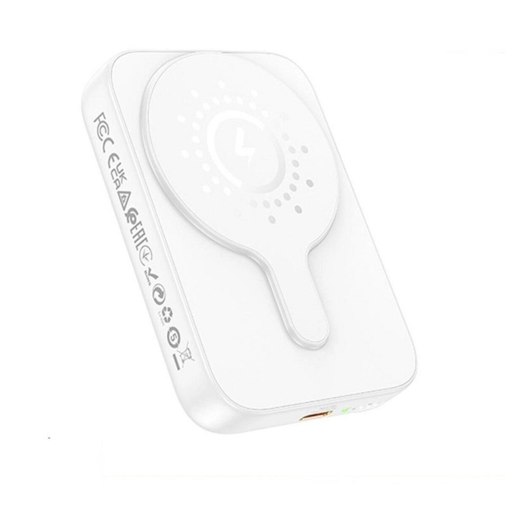 Зовнішній акумулятор HOCO J117A Esteem PD20W magnetic power bank(10000mAh) White Київ - фото 1