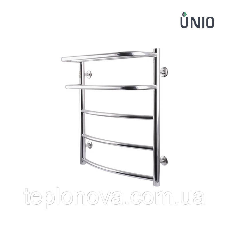 Полотенцесушитель Нержавейка UNIO 600x530-5 Оливия с полкой Черновцы - изображение 1