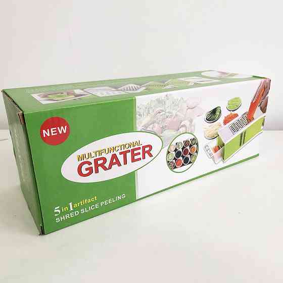 Подрібнювач цибулі MULTI, Шинковка с чашей, Измельчитель для резки овощей, Ручная овочерізка блендер DE-27 Львів