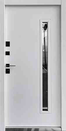 Двери уличные, Berez Street Plus, модель RIO P LOFT RAL 8019, ТЕРМОРАЗРЫВ 870 Киев