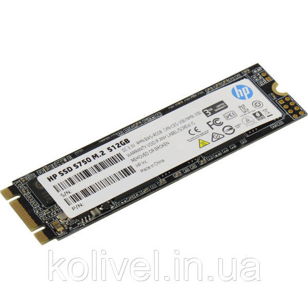 SSD 512Gb HP S750 M.2 2280 SATA III 3D NAND TLC (16L56AA) Киев - изображение 2