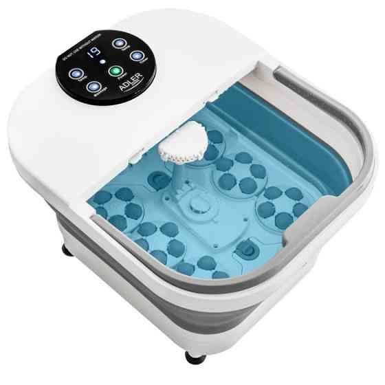 Гідромасажна ванночка для ніг Adler AD 2182 з механічним масажем підігрівом води 3.1кг 9.8л 500Вт SQ-42 Львів