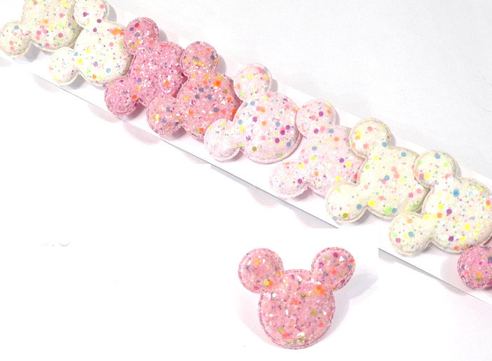 Гумки для волосся дитячі глітер Мікі 10 шт. Київ - фото 1