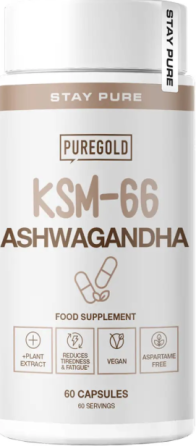 Ашваганда Pure Gold Ashwagandha KSM-66 60 капс Киев