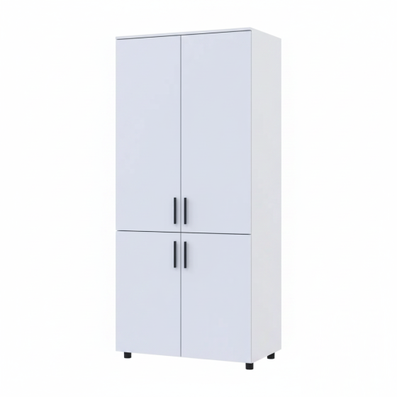 Шафа для одягу Doros Торн Білий 2 ДСП (полиці) 90х51.6х200 (DRS-012018) Дніпро