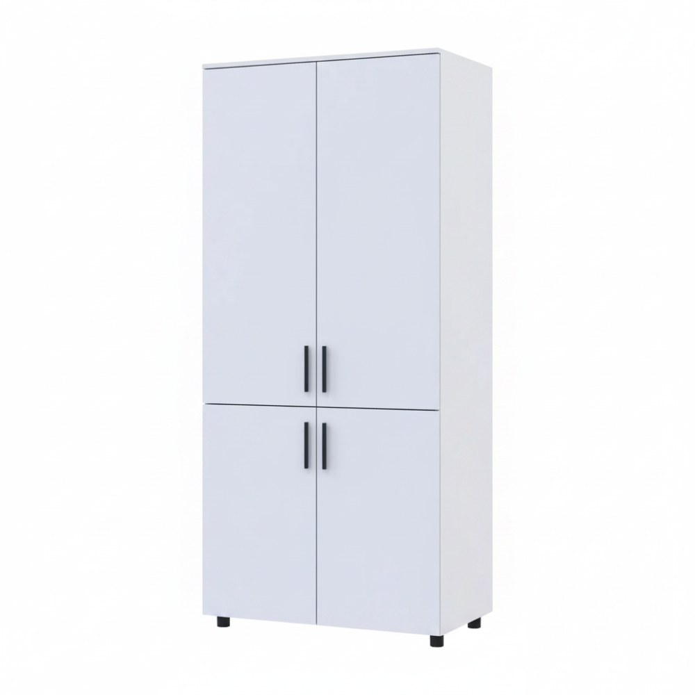 Шафа для одягу Doros Торн Білий 2 ДСП (полиці) 90х51.6х200 (DRS-012018) Дніпро - фото 3