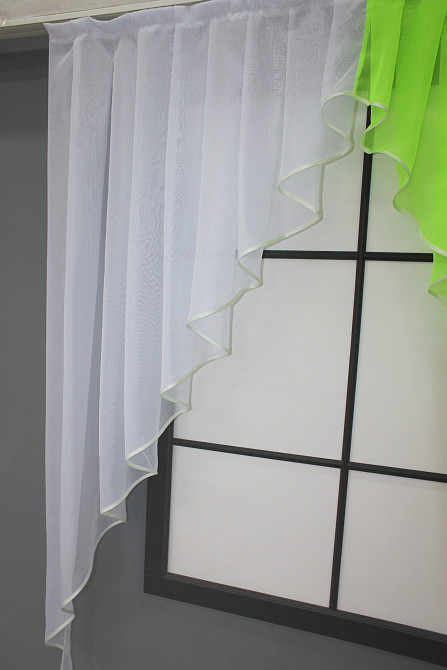 Кухонный комплект VR-Textil № 00к неоново-салатовый с белым 150х170 см (59-893) Киев - изображение 4