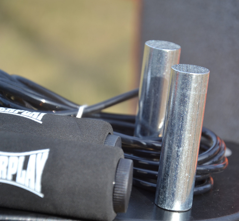 Скакалка швидкісна PowerPlay 4211 X ROPE з обтяжувачами (120г*2) Чорна (3м.) Кам'янське - фото 7