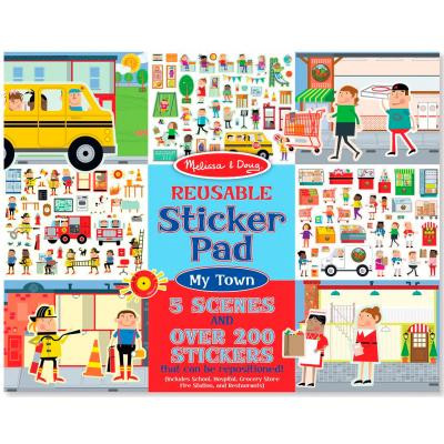 Набор для творчества Melissa&Doug Набор многоразовых наклеек Мой город (MD19114) Винница - изображение 1