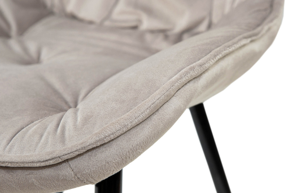 Стілець Прадо-R чорний/ велюр бежевий Київ - фото 8