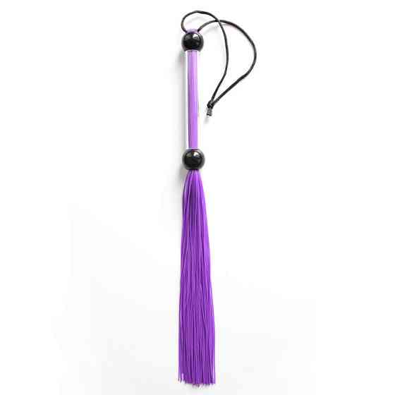 Кнут фиолетовый, ручка из шариков FLOGGER, 39 см Sex Aura Киев