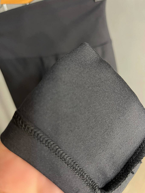 Лосины женские LADY HUREM 2512 дайвинг ойшо высокая талия широкий пояс черные, черный, S Киев - изображение 18