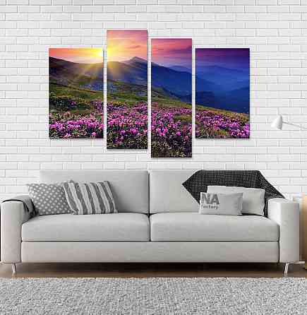 Модульная картина Гори Цветы Art-45_4 Киев