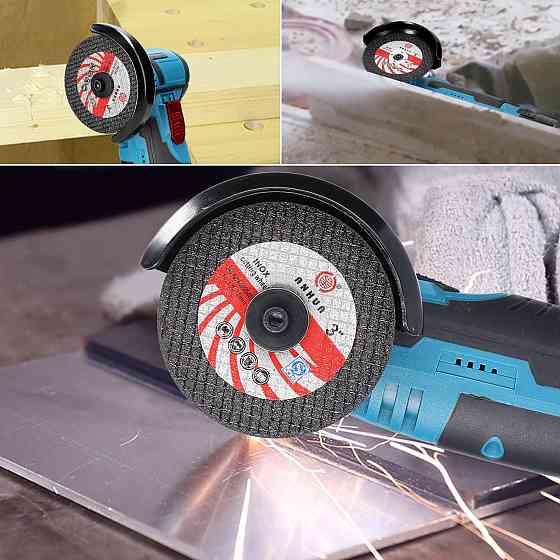 Акумуляторна болгарка 12В у валізі + 2 акумулятори, 2 диски, W-153-7 / Електроболгарка / УШМ Київ