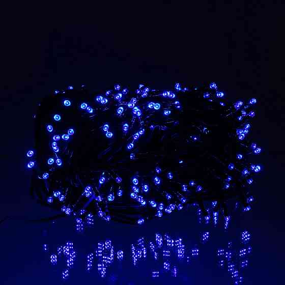 Garlando Новорічна гірлянда вулична 100 м 1000 LED із сонячною батареєю 8 режимів роботи чорний Коломия