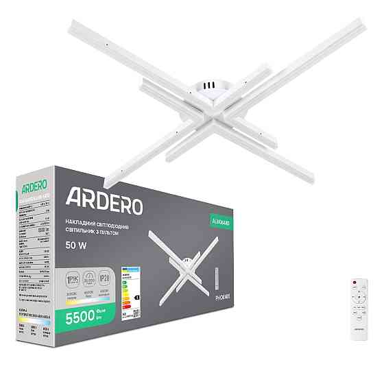 Світлодіодний накладний світильник Ardero AL6106ARD PHOENIX 50Вт білий Харків