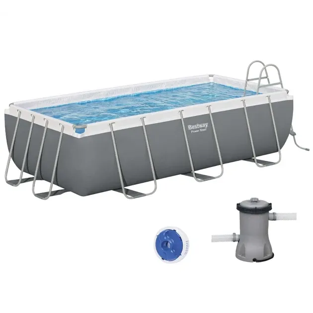 Бассейн каркасный прямоугольный 18в1 Bestway 56441, 404 x 201 x 100 см Киев - изображение 4
