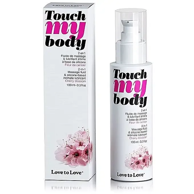 Масажний гель і змазка 2-в-1 Love To Love TOUCH MY BODY Cherry Blossom (100 мл) зволожуючий Львів - фото 2