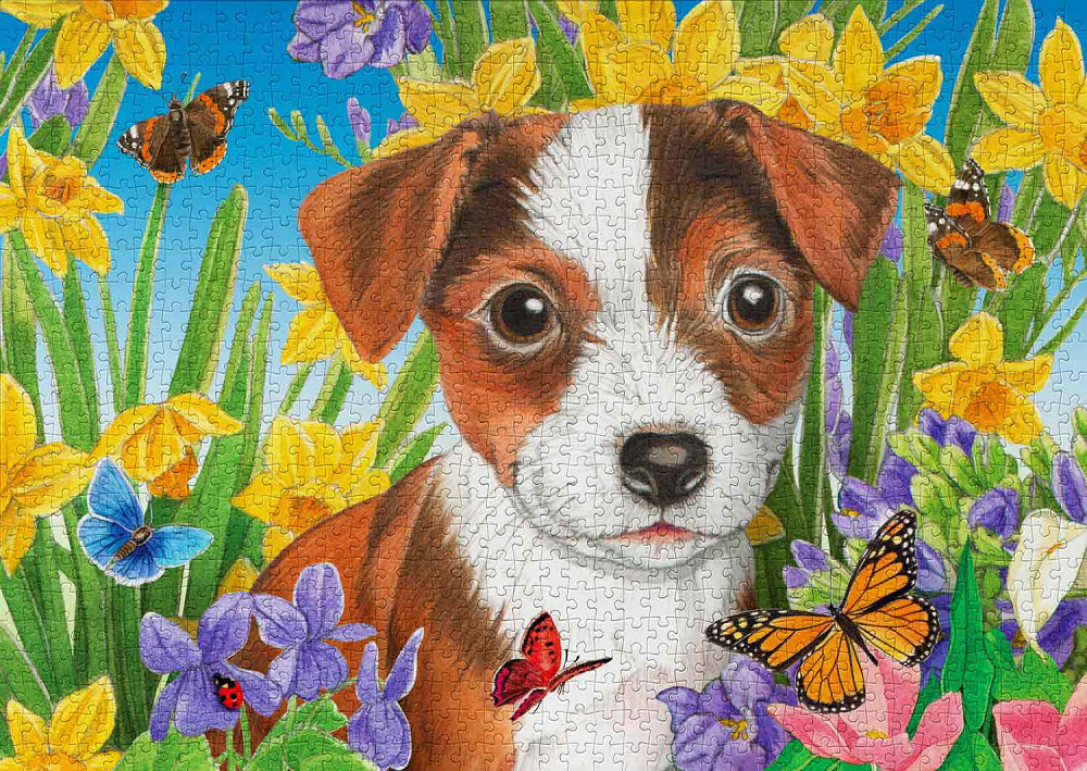 Пазл Сад для цуценят - Puppy Garden (Enjoy-1916) Киев - изображение 4