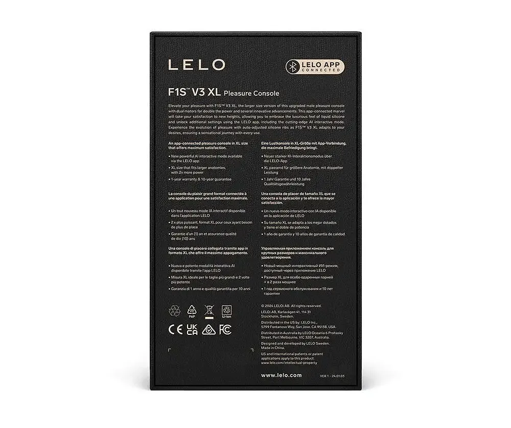 Смарт-мастурбатор LELO F1S V3 XL Red Львів - фото 5