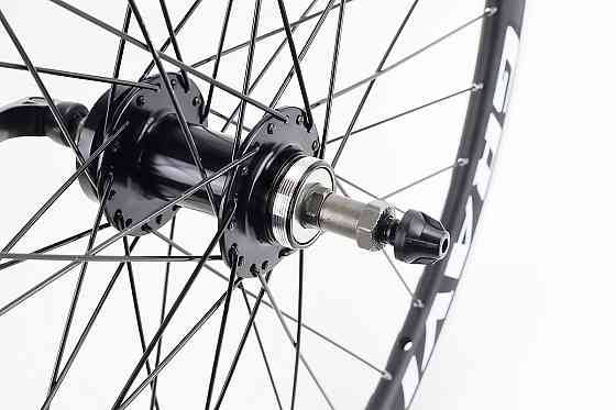 Колесо 26" заднє V/Disk-brake, обід та втулка 14Gx36H алюмінієві, під вільнобіг, кріпл. ексцентрик, "GRAVITY" Киев