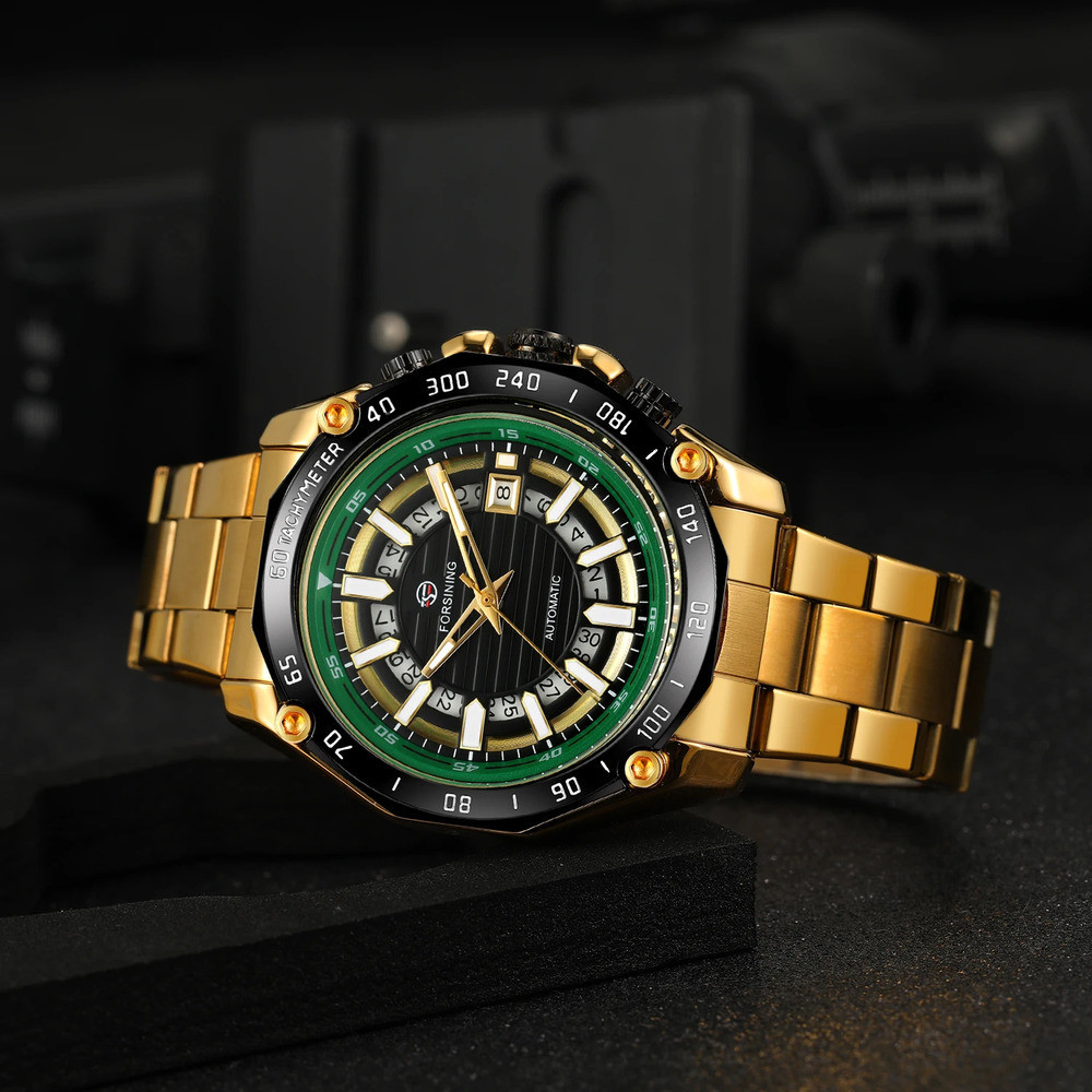 Forsining 8279 Gold-Black-Green Киев - изображение 3