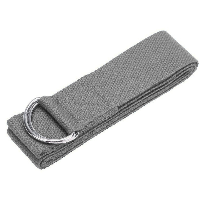 Ремінь для йоги PowerPlay PP_4409 183*3.8см. Сірий Каменское - изображение 3