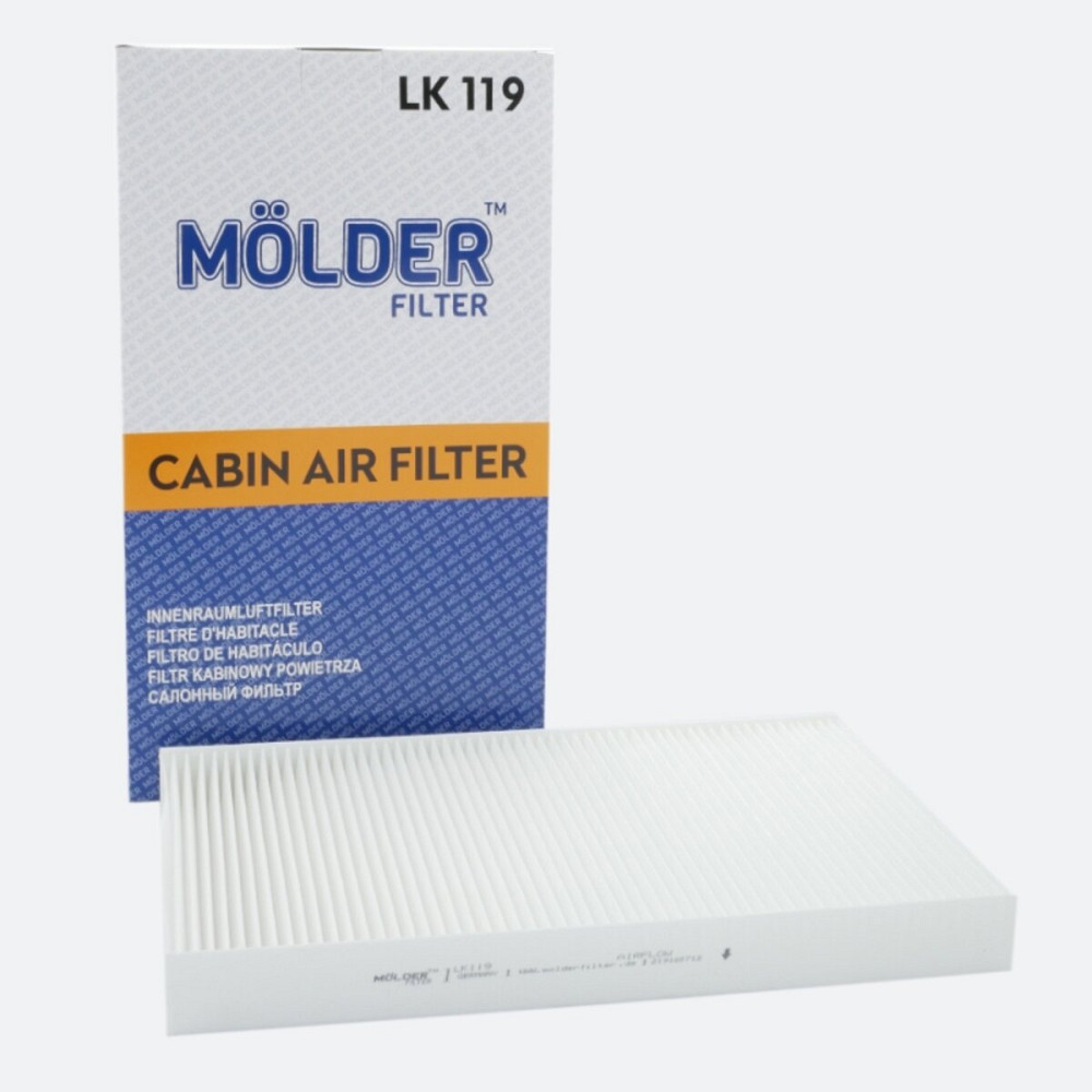 Фільтр салону Molder Filter LK 119 (WP9222, LA229, CU3540) Київ - фото 1