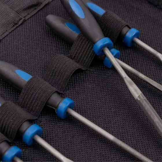 Набір напилків та надфілів 150, 315мм, щіточка 150мм 17 шт (чохол) Scheppach Мукачево