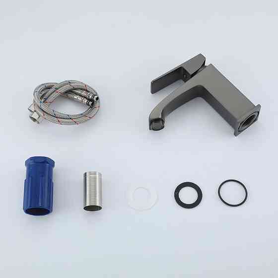 Смеситель для умывальника FRAP F1076-9, графит Киев