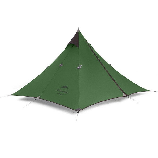 Надлегкий одномісний намет з гострою верхівкою Naturehike NH17T030-L (Темно-зелений) Вінниця - фото 1