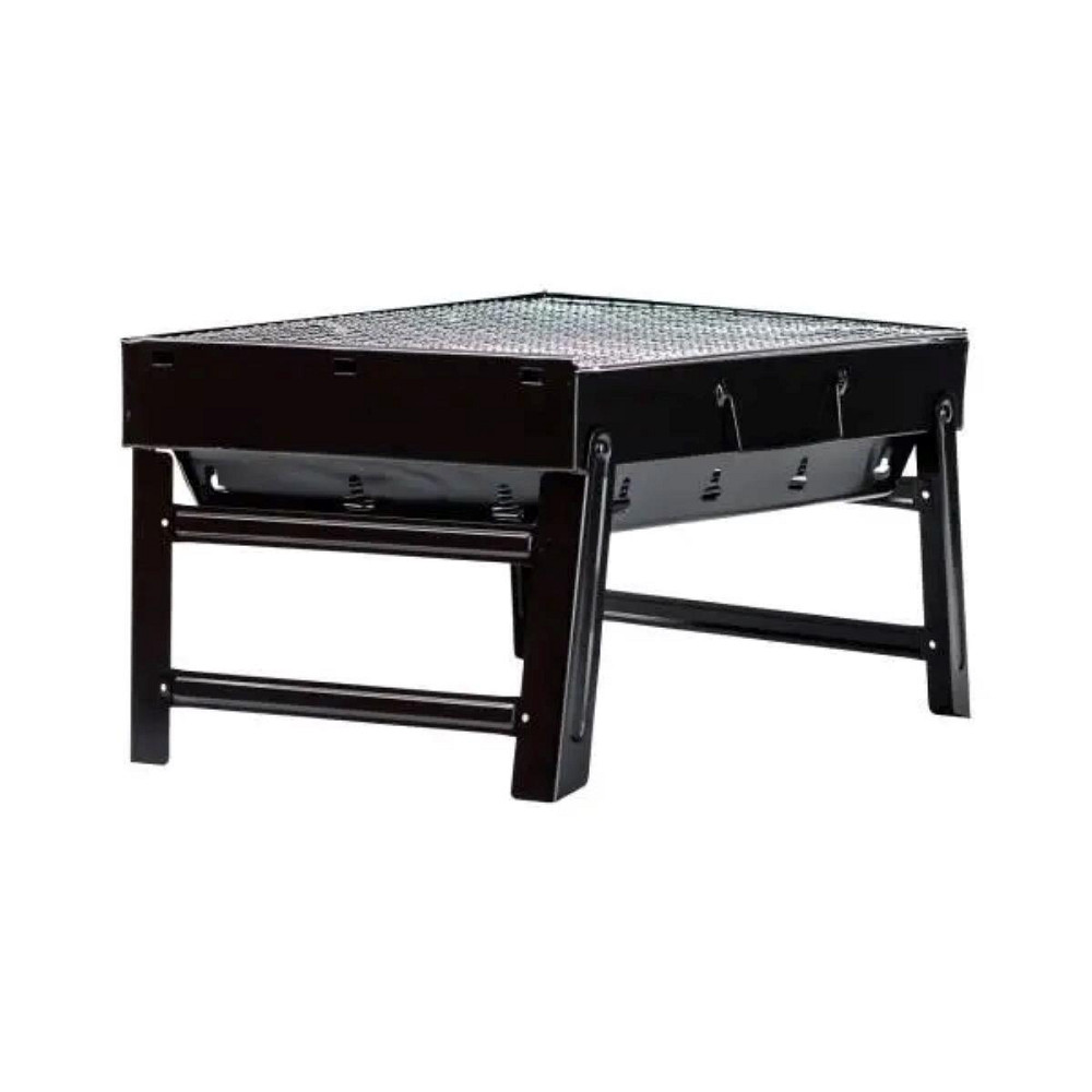 Мангал переносний складаний з решіткою 43×30×23.5 см HP450M Київ - фото 2