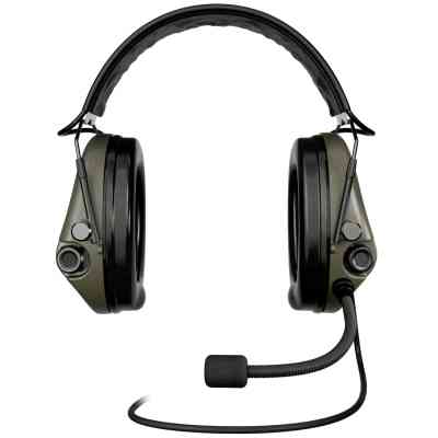 Наушники для стрельбы Sordin Supreme MIL CC Slim Headband Green PVC (74332-06-S) Винница
