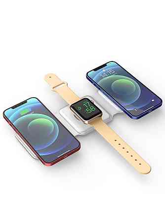 Безпровідна зарядка-трансформер 3 в 1 15W 27013 Луцьк